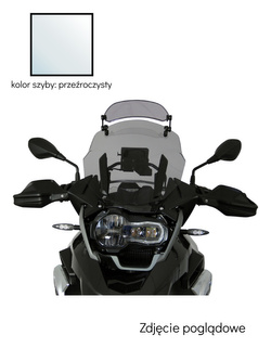 Szyba motocyklowa MRA X-Creen Sport "XCS" BMW R 1200 GS [13-21] / Adventure [14-20] przeźroczysta