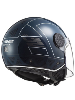 Kask otwarty LS2 OF558 Sphere Lux Linus niebieski