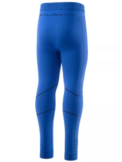 Legginsy termoaktywne dziecięce Brubeck Thermo Kids niebieskie