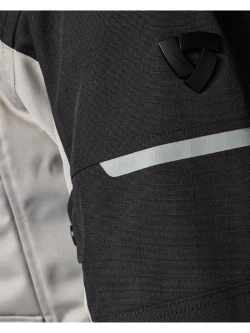 Kurtka motocyklowa damska tekstylna REV’IT! Outback 5 H2O szaro-czarna