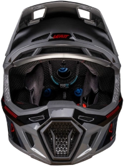 Kask enduro Leatt Moto 8.5 V25 czarno-szary z goglami czarnymi