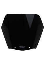 Szyba motocyklowa MRA oryginalny kształt "OM" Kawasaki KLE 500 (94-04) czarna
