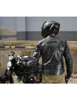 Jeansy motocyklowe 4SR Tourismo zielone