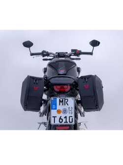 Sakwy motocyklowe tekstylne SW-MOTECH PRO BLAZE H z zestawem mocującym Honda CBR 650 R/ CB 650 R (18-) czarne