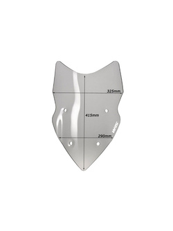 Szyba motocyklowa WRS Intermedio do Ducati Multistrada 1200 / S (13-14) przyciemniana