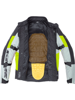 Kurtka motocyklowa tekstylna Spidi Crossmaster czarno-szaro-żółta
