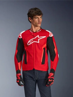 Kurtka motocyklowa tekstylna Alpinestars T-GP Air czerwono-czarna