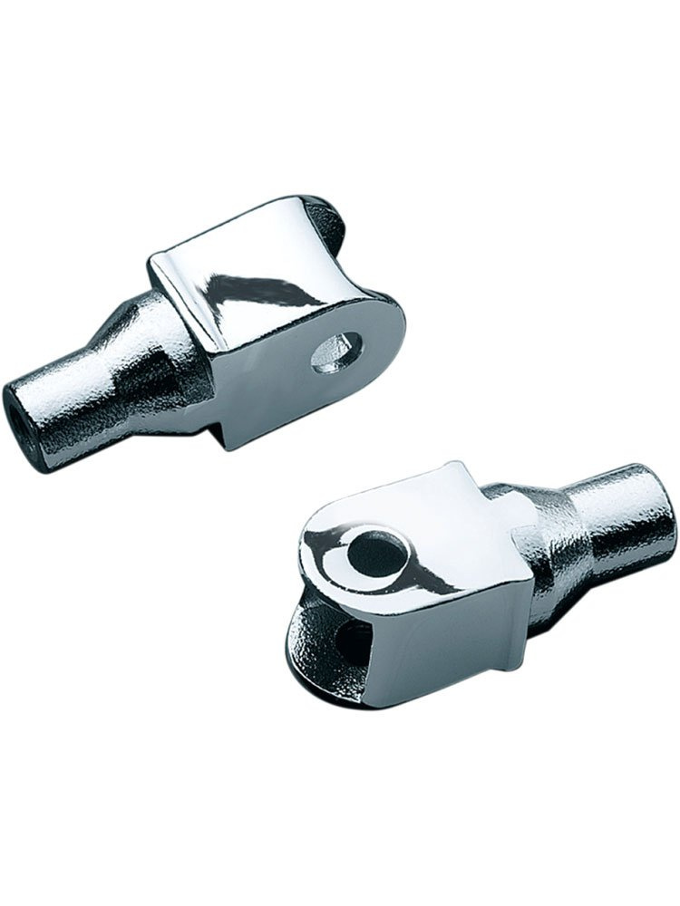 Podnóżki Dually Trident ISO® chrom + adaptery 8803 Kuryakyn do Honda (wybrane modele VT)