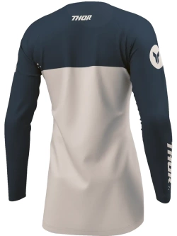 Bluza enduro damska Thor Ridemode niebiesko-szara