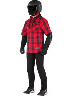 Koszula motocyklowa Alpinestars MO.ST.EQ czarno-czerwona