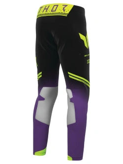 Spodnie cross Thor Sportmode Carbon czarno-fioletowy-fluo