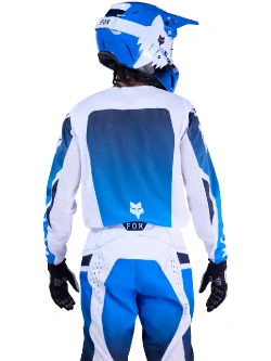Bluza enduro Fox 180 Shield biało-niebieska