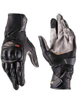 Rękawice motocyklowe Leatt X-Flow 8.5 Stealth czarno-szare