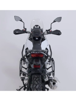 Zestaw: kufry boczne TRAX ADV + stelaże PRO SW-Motech Kawasaki KLE 500/ SE (26-) srebrne [poj.: 2 x 45l]