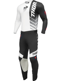 Bluza enduro Thor Prime Analog czarno-biała