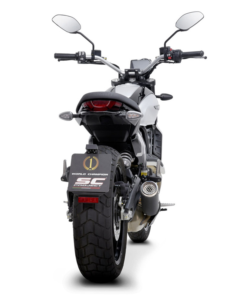 Tłumik motocyklowy SC-Project CR-T Ducati Scrambler 800 (23-) carbon