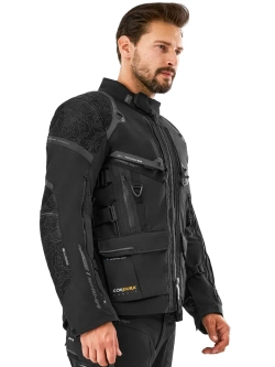 Kurtka motocyklowa tekstylna Shima Tracker czarna