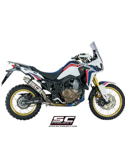 Pełny system 2-1 z pełnymi kolektorami i tłumikiem GP SC-Project do Honda CRF1000L AFRICA TWIN [15-17]