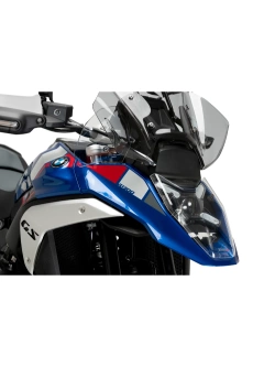 Osłona lampy PUIG BMW R1300GS/ Option 719 Tramontana/ Triple Black/ Trophy (23-) przeźroczysta