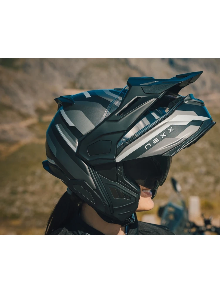 Kask adventure Nexx X.Lifecountry Westbound czarno-szary matowy