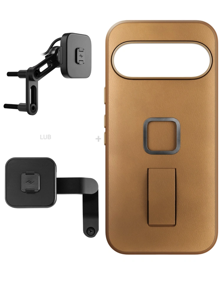 Zestaw na motocykl: etui Peak Design Mobile Everyday Loop do smartfona Google Pixel 10 Pro XL z mocowaniem motocykla