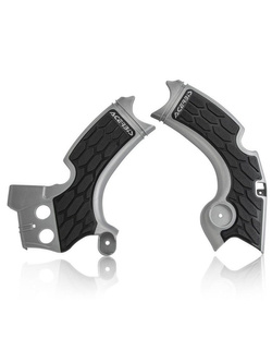 Osłony ramy Acerbis X-Grip Kawasaki KX 250 4T (20)/ 250 F (15-19) szaro-czarne