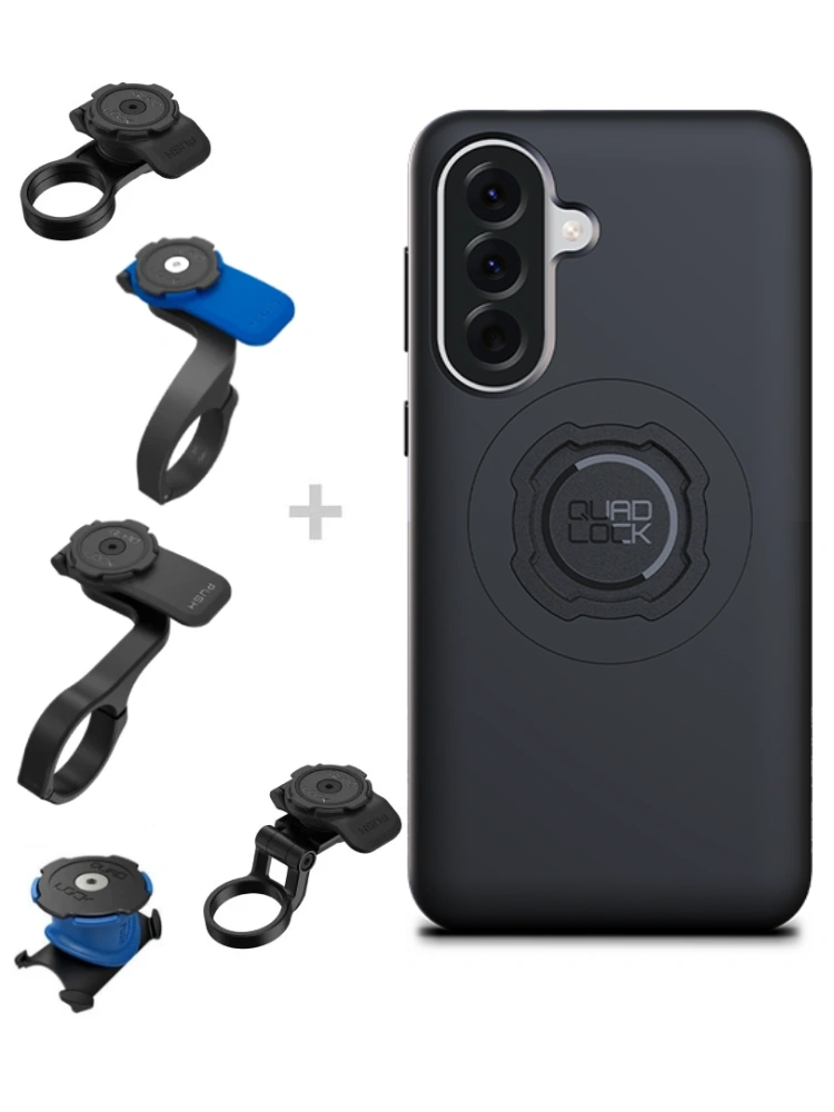 Zestaw rowerowy: etui MAG na telefon Samsung Galaxy A57 (magnetyczne) + mocowanie Quad Lock