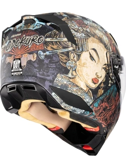 Kask modułowy Icon Threshold™ Odokuro czarno-brązowo-niebieski