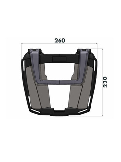Stelaż pod kufer centralny Hepco&Becker Easyrack  Yamaha XSR 900 (22-)