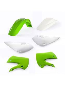 Zestaw plastików Acerbis Kawasaki KX 65 (00-) biało-zielone