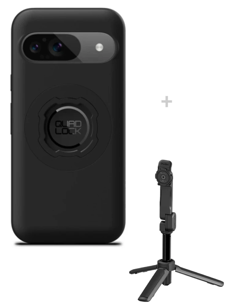Zestaw: etui MAG na telefon Google Pixel 9 (magnetyczne) + statyw/ selfie stick Quad Lock