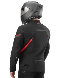 Kurtka motocyklowa tekstylna Shima Rush 3.0 czarno-czerwona