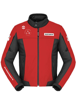 Kurtka motocyklowa tekstylna Spidi Corsa Tex czerwono-czarna