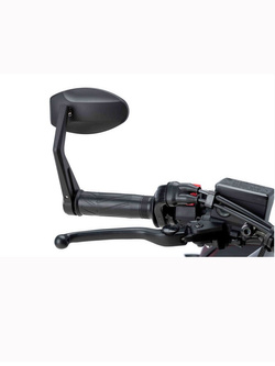 Lusterko PUIG MP do kierownic motocykli Aprilia/Benelli/BMW/ Ducati/Harley Davidson / Honda / Kawasaki / KTM / Suzuki / Triumph / Yamaha (czarne)