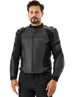 Kurtka motocyklowa skórzana Shima Bandit 2.0 czarna