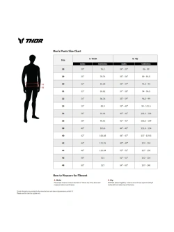 Spodnie cross Thor Sportmode niebieskie