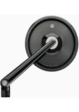 Lusterko motocyklowe uniwersalne Motogadget Mo.view Classic aluminiowe, czarne [długość ramienia: 110 mm]