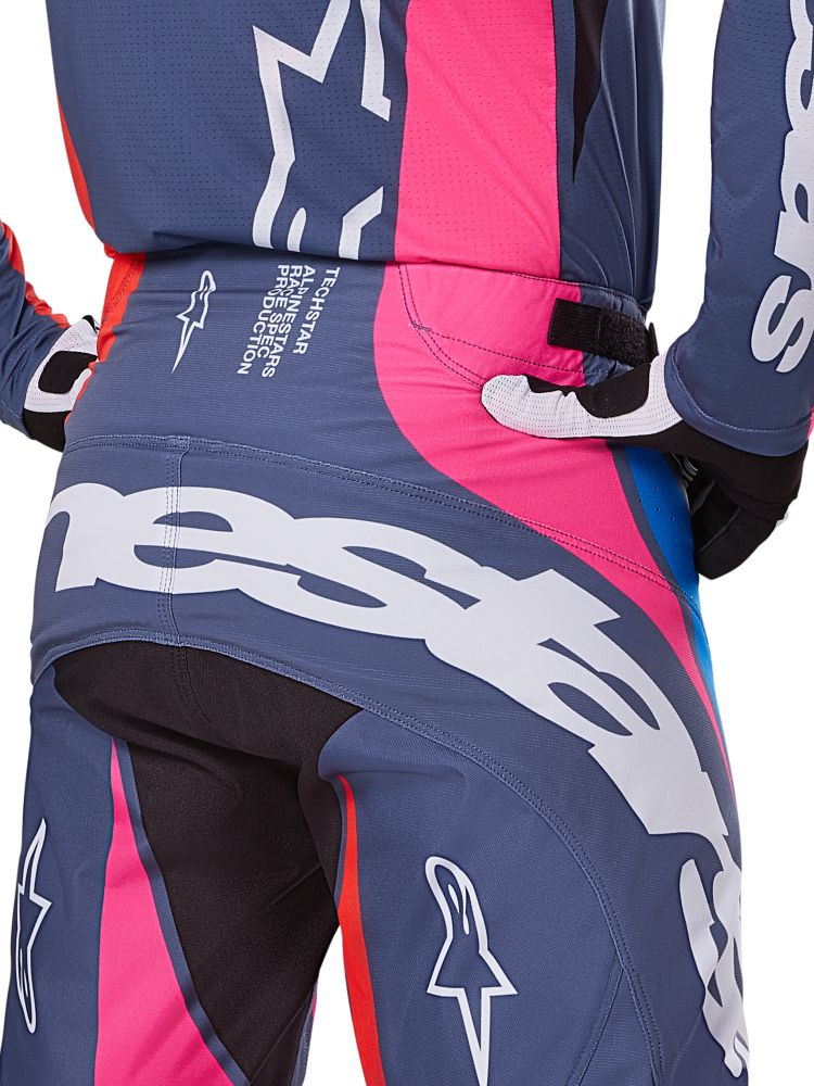 Spodnie cross Alpinestars MX Techstar Dreem szaro-wielokolorowe