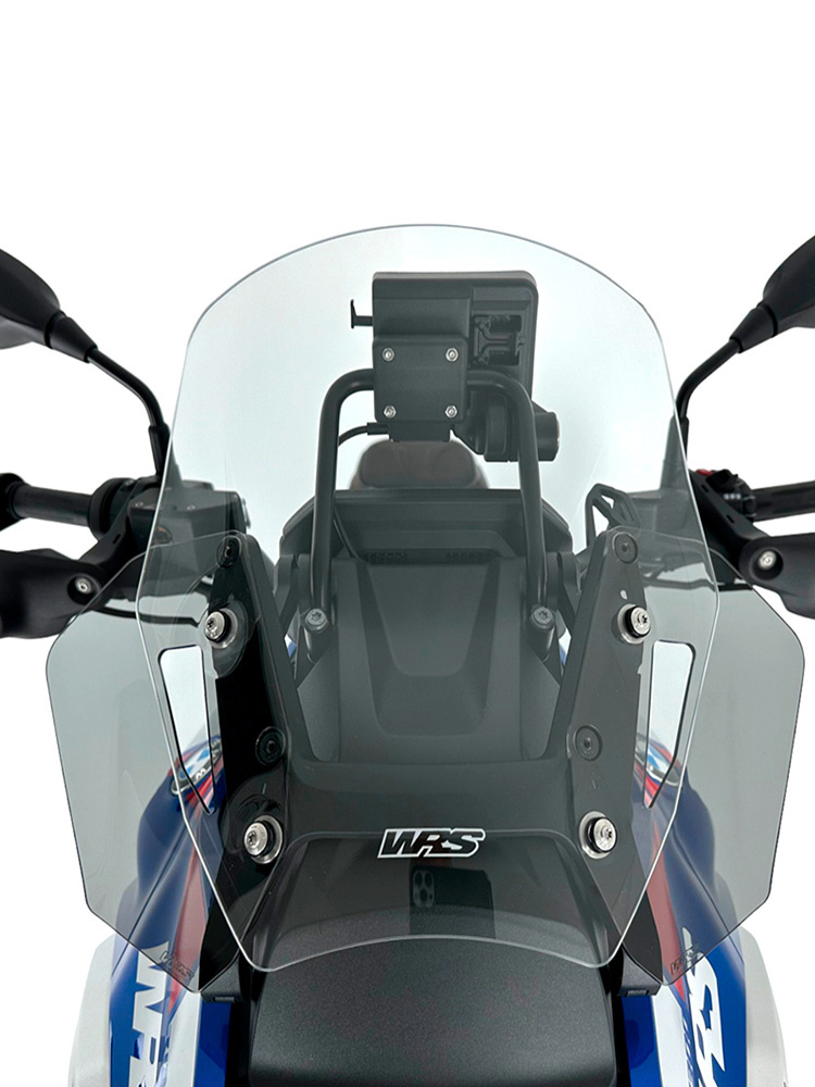 Deflektory motocyklowe WRS do szyby motocyklowej montowanej do BMW R 1300 GS (23-)/ Adventure (24-) przyciemniane