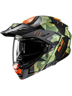 Kask szczękowy HJC I80 Roki czarno-zielony