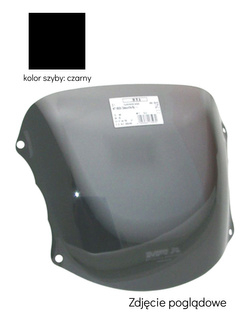 Szyba motocyklowa MRA oryginalny kształt "O" Honda NTV 650 Deauville (98-05) czarna