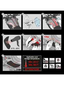Tankpady boczne ONEDESIGN Ducati Multistrada V2/ S (25-) karbonowe, czarne
