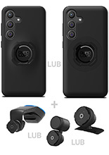 Zestaw do samochodu: etui na telefon Samsung Galaxy S24 oraz mocowanie Quad Lock