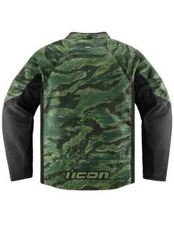 Kurtka motocyklowa tekstylna Icon Hooligan CE Tiger's Blood zielona