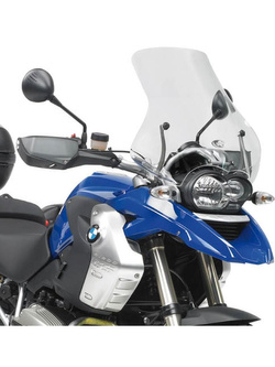 Szyba motocyklowa Kappa BMW R 1200 GS (04-12) przeźroczysta [mocowanie w zestawie]