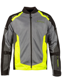 Kurtka motocyklowa tekstylna Klim Induction szaro-fluo żółta