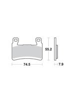 KLOCKI HAMULCOWE SBS 894 HS