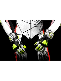 Kombinezon motocyklowy jednoczęściowy 4SR Racing Ultra Light Matrix AR biało-czarno-czerwony