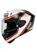 Kask integralny Shoei X-SPR PRO Rainey TC-10 czarno-biało-złoty