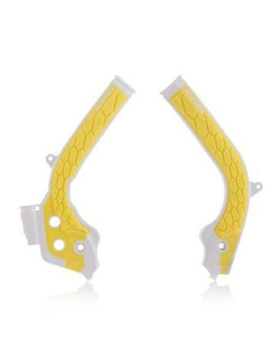 Osłony ramy Acerbis X-Grip Husqvarna/ KTM (wybrane modele) biały-fluo